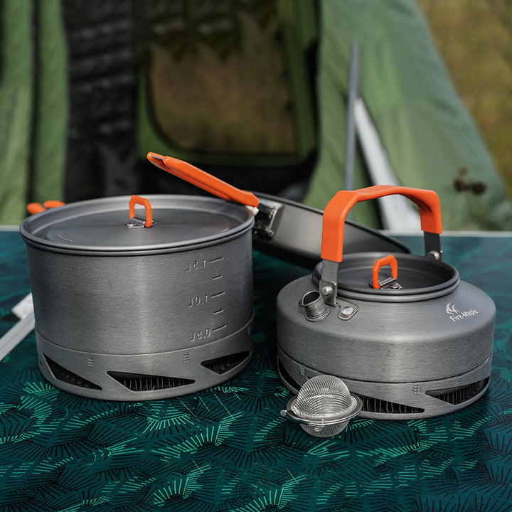 Experience the Great Outdoors with Our Portable Outdoor Camping Cookware Picnic Heat Set